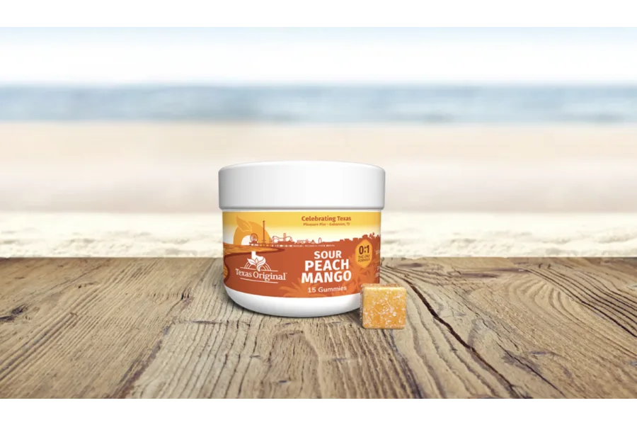 Texas Original Releases Sour Peach Mango Medical Cannabis Gummies