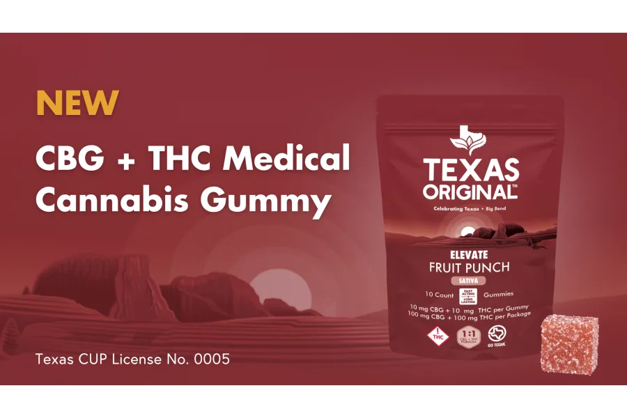 New CBG and THC Medical Cannabis Gummy