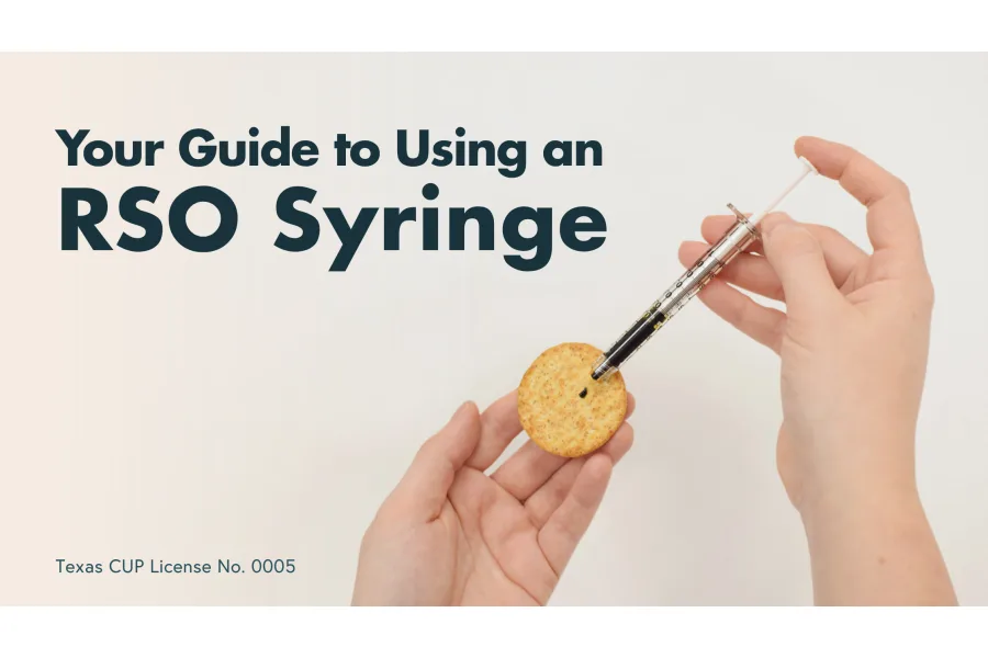 How to Use a Medical Cannabis RSO Syringe